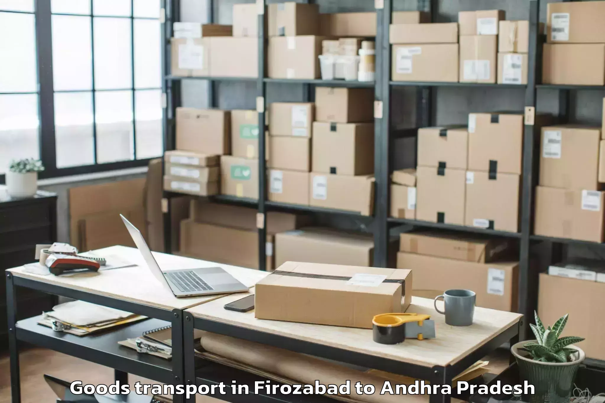 Professional Firozabad to Varikuntapadu Goods Transport